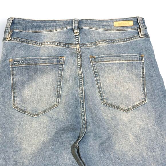 Blanknyc The Baxter Cropped Ribcage Straight Leg Denim Jeans Size 29/8 Ankle - Picture 6 of 10